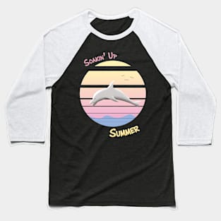 Summer Dolphin Baseball T-Shirt